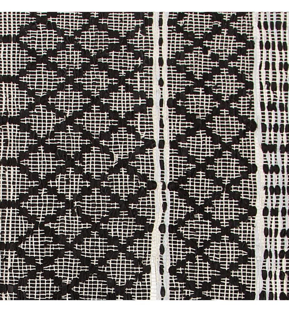 Tapis FEHIMLI Noir 80 x 150 cm Cuir