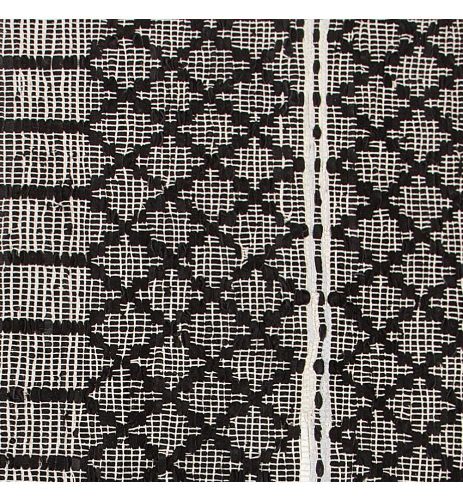 Tapis FEHIMLI Noir 140 x 200 cm Cuir