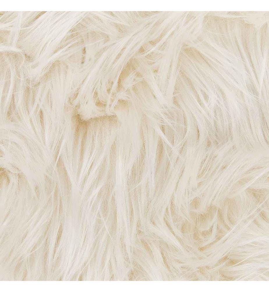 Tapis en fausse fourrure MAMUNGARI Beige 60 x 180 cm