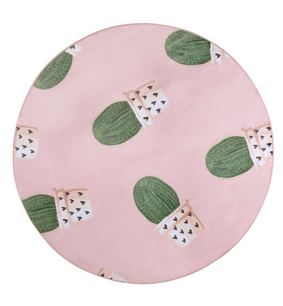 Kinderteppich ELDIVAN Rosa ø 120 cm