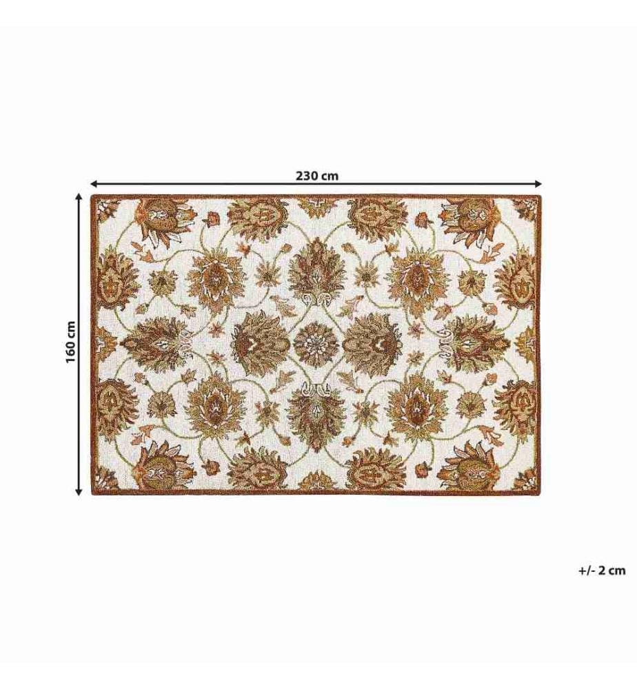 Tapis EZINE Beige 160 x 230 cm Laine