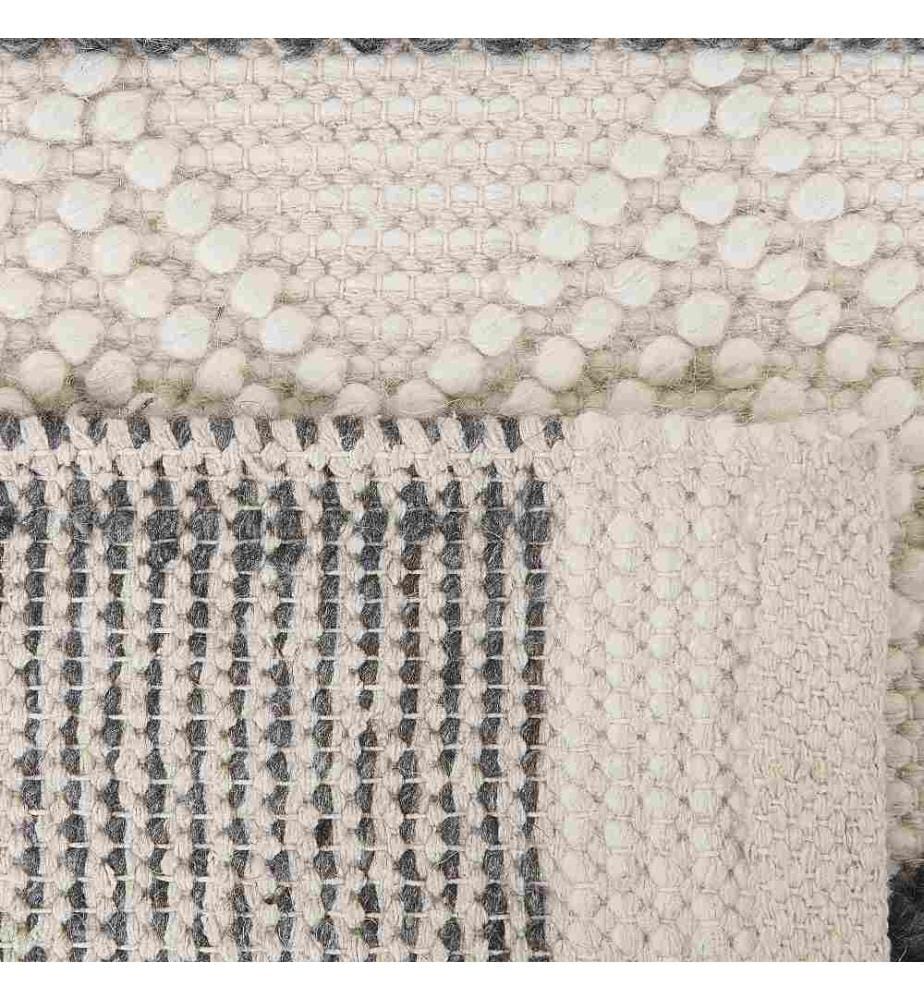 Tapis DAVUTLAR Beige clair 200 x 200 cm Laine