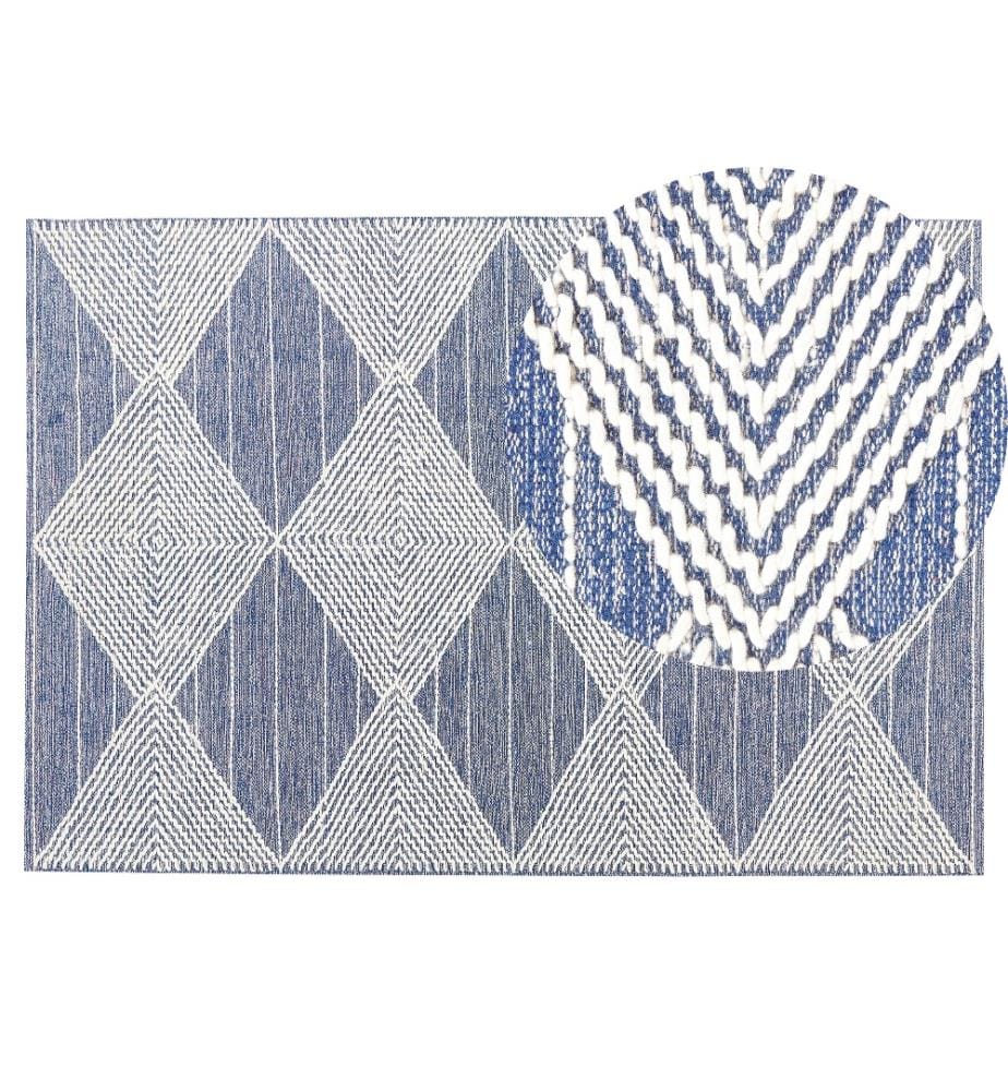 Tapis DATCA Bleu 140 x 200 cm Laine