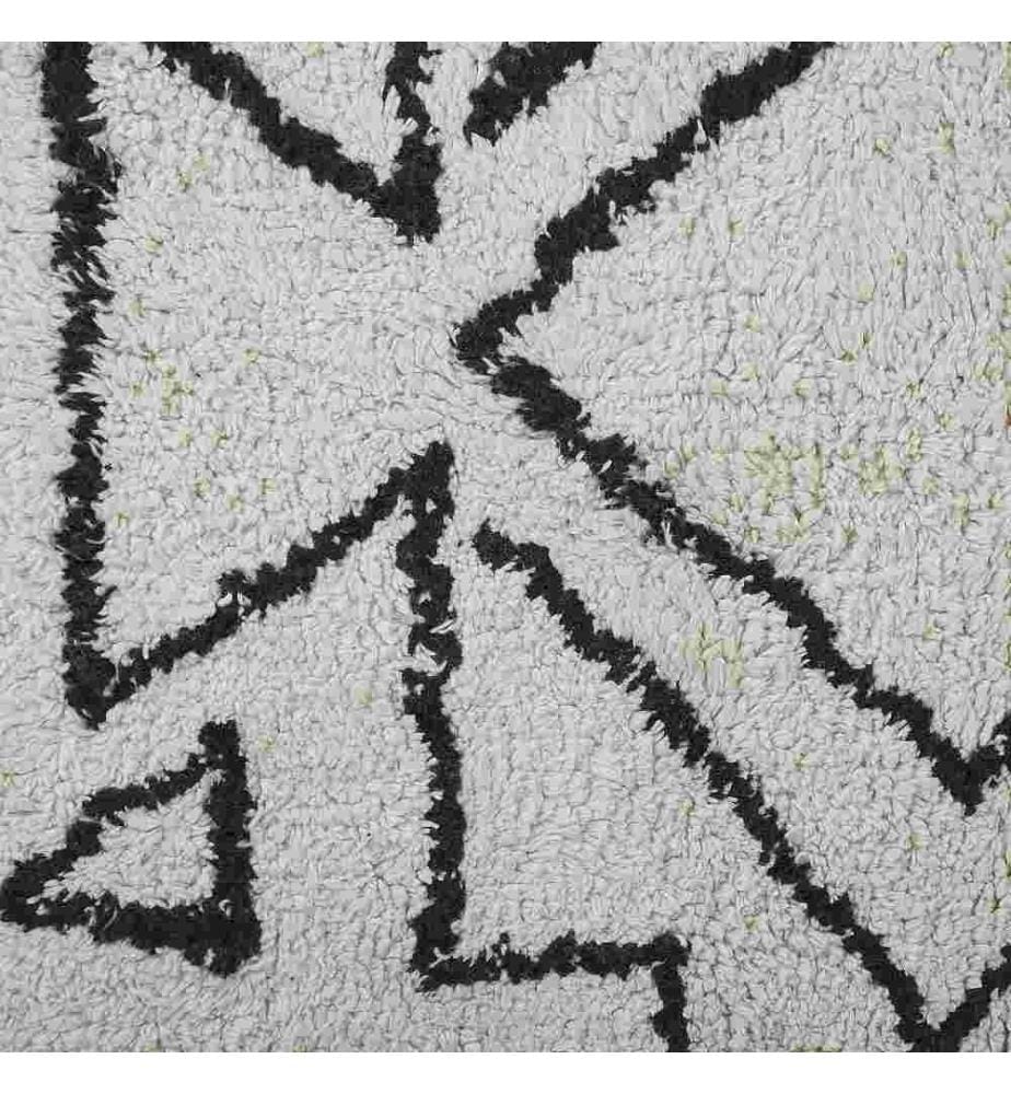 Tapis KHOURIBGA Blanc cassé 160 x 230 cm Coton