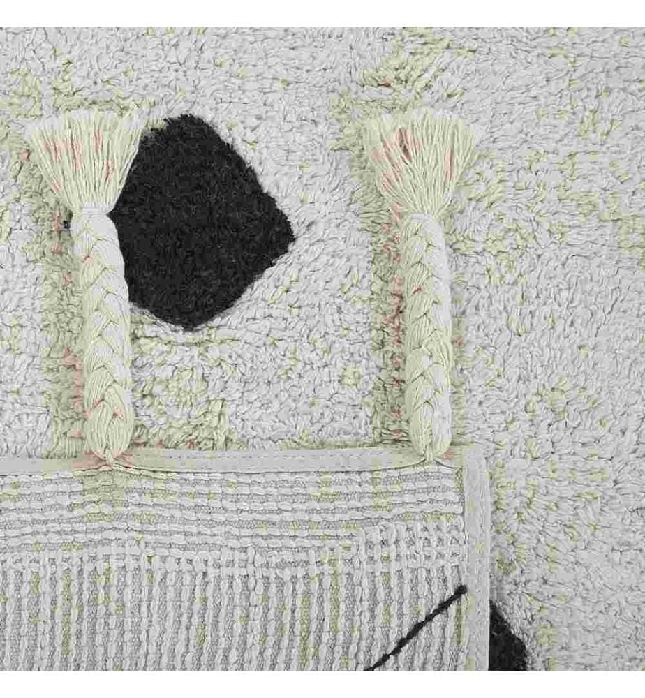 Tapis KHEMISSET Blanc cassé 80 x 150 cm Coton
