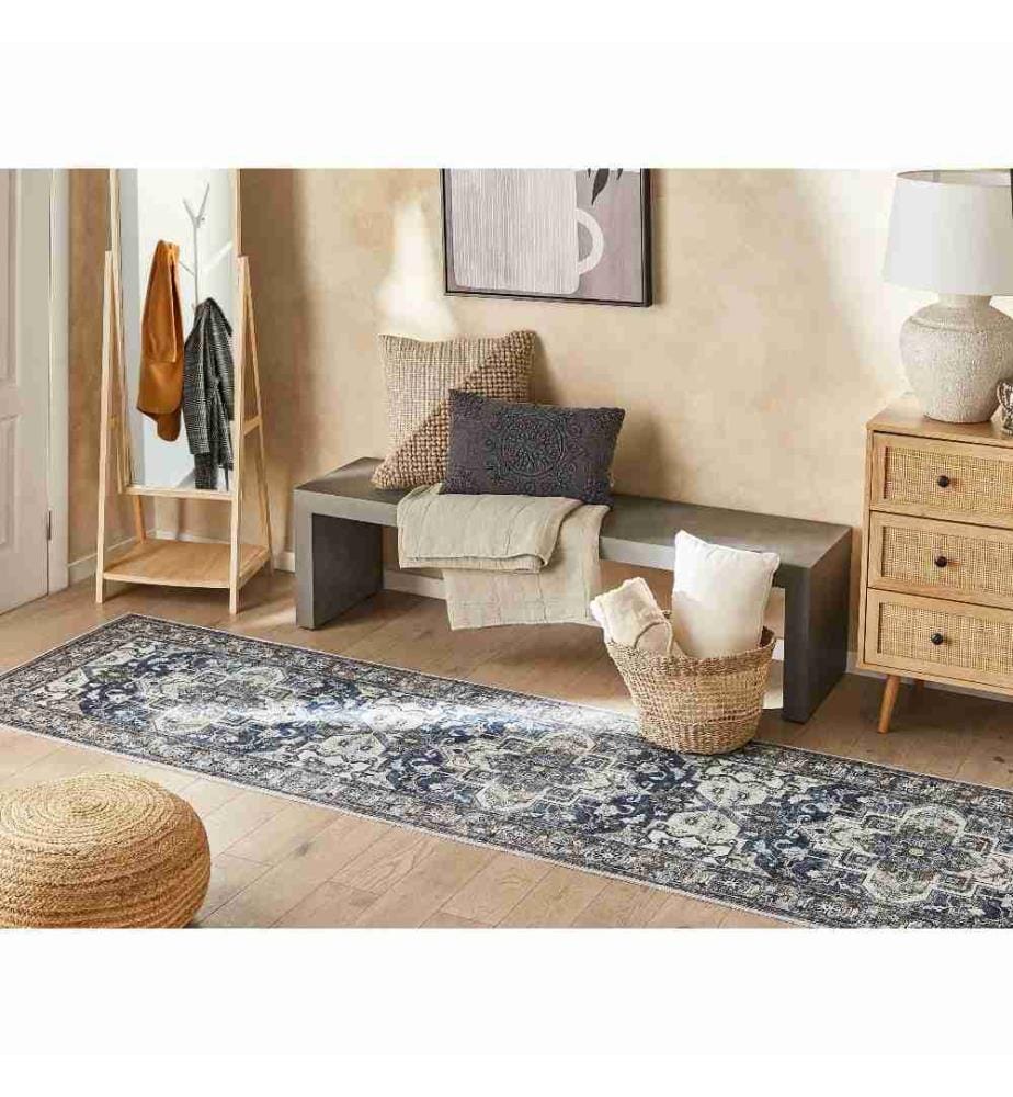 Teppich KOTTAR Blau 80 x 240 cm
