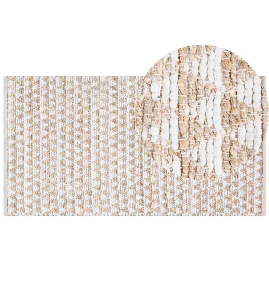 Tapis TUNCELI Beige 80 x 150 cm Coton