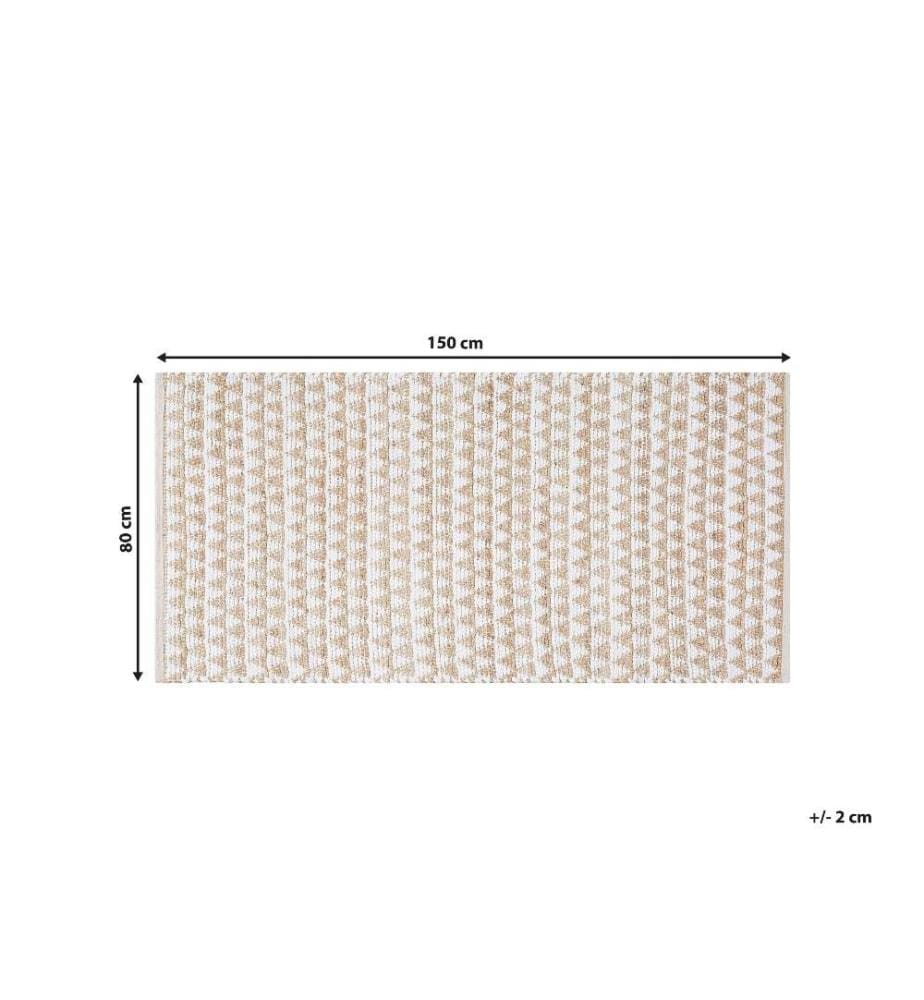 Tapis TUNCELI Beige 80 x 150 cm Coton