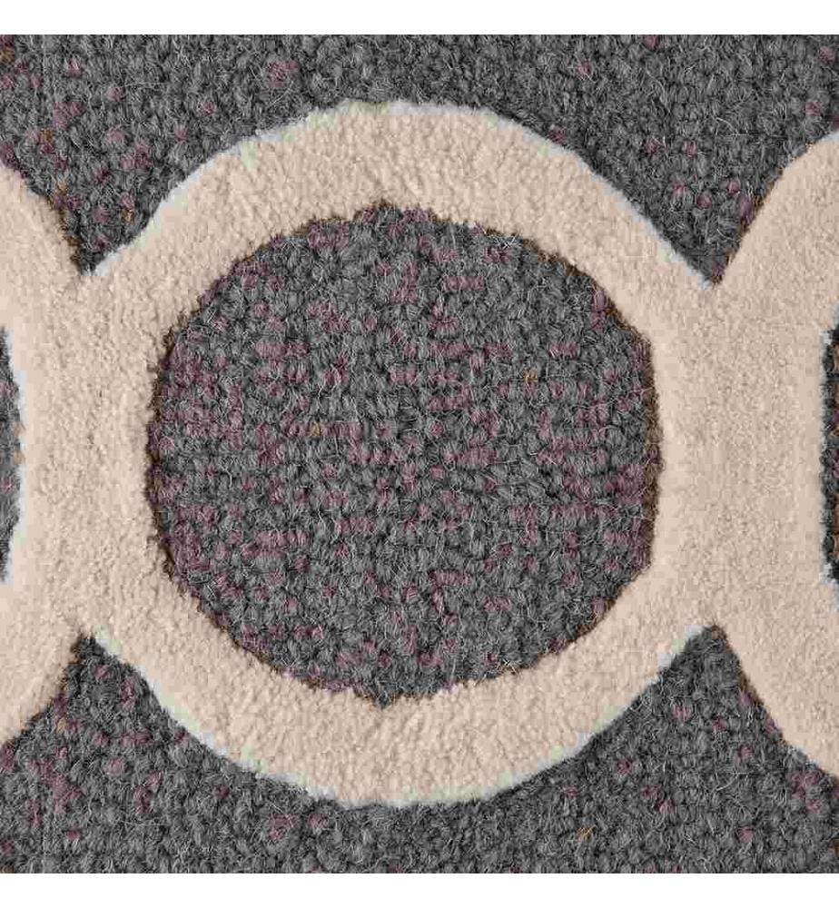 Teppich ZILE Grau 160 x 230 cm Wolle