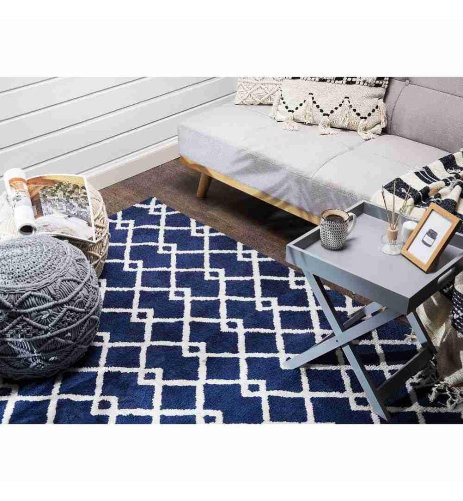 Teppich SERRES Blau 140 x 200 cm