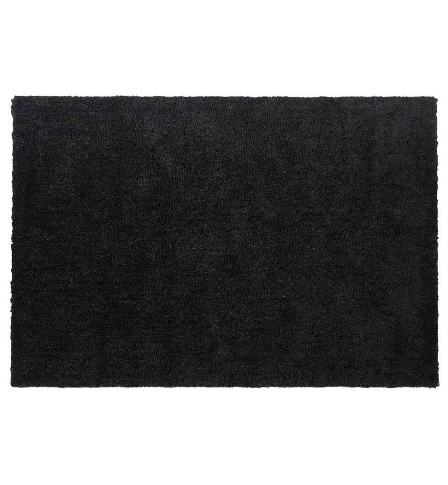 Tapis à poils longs DEMRE Noir 140 x 200 cm