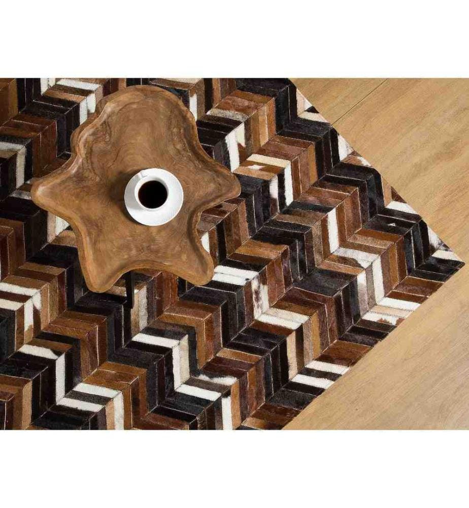 Tapis BALAT Marron 160 x 230 cm Cuir