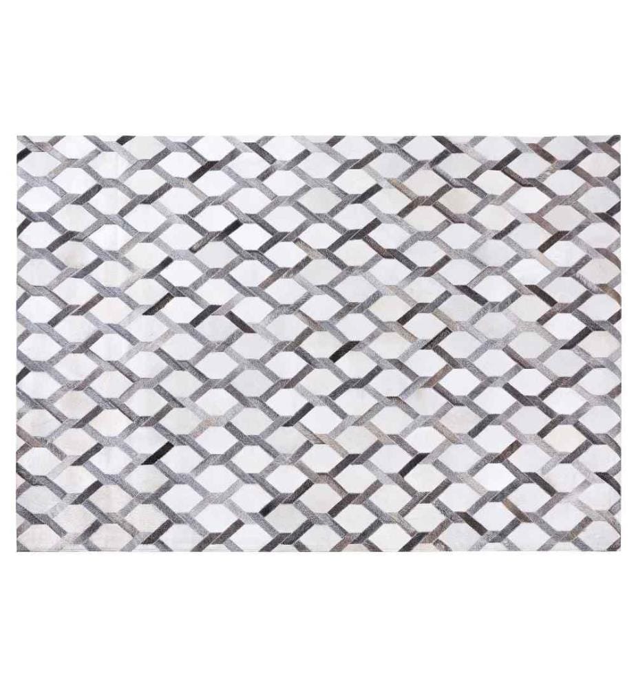 Tapis AYDIN Gris 140 x 200 cm Cuir