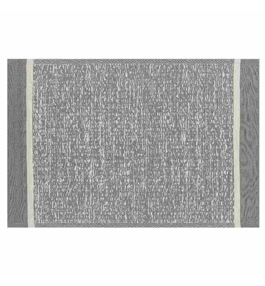 Teppich Grau/Weiss Polypropylene 120x180 cm Outdoor Indoor Matte mit modernem Muster Rechteckig Kurzflor Gartenaccessoires Terrasse Wohnzimmer