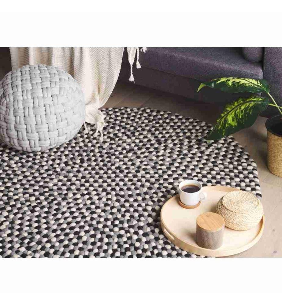 Tapis PENEK Multicolore ø 140 cm Laine
