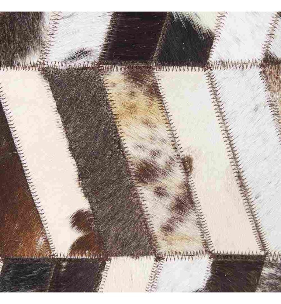 Teppich AKYELE Braun 140 x 200 cm Echtleder
