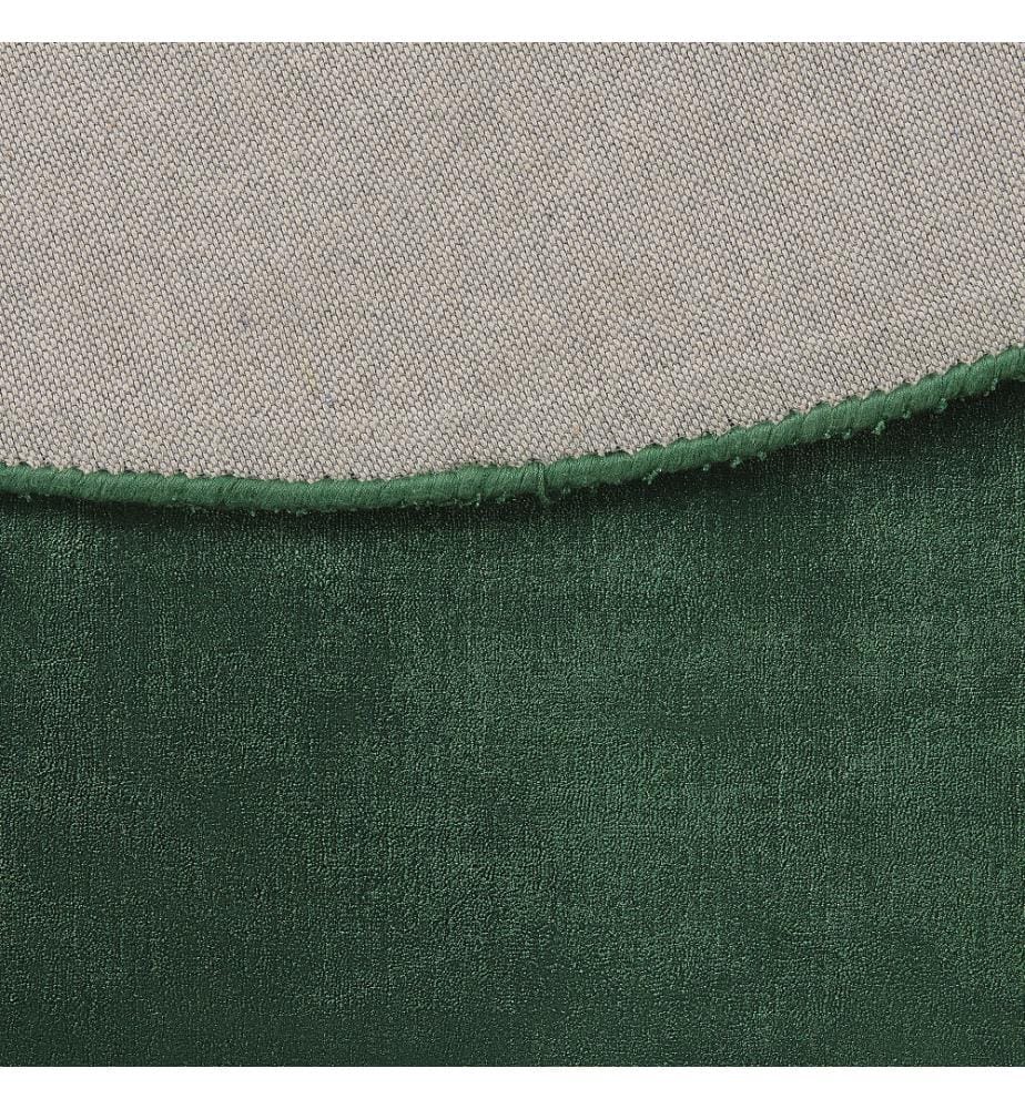 Tapis GESI II Vert émeraude ø 140 cm Soie artificielle