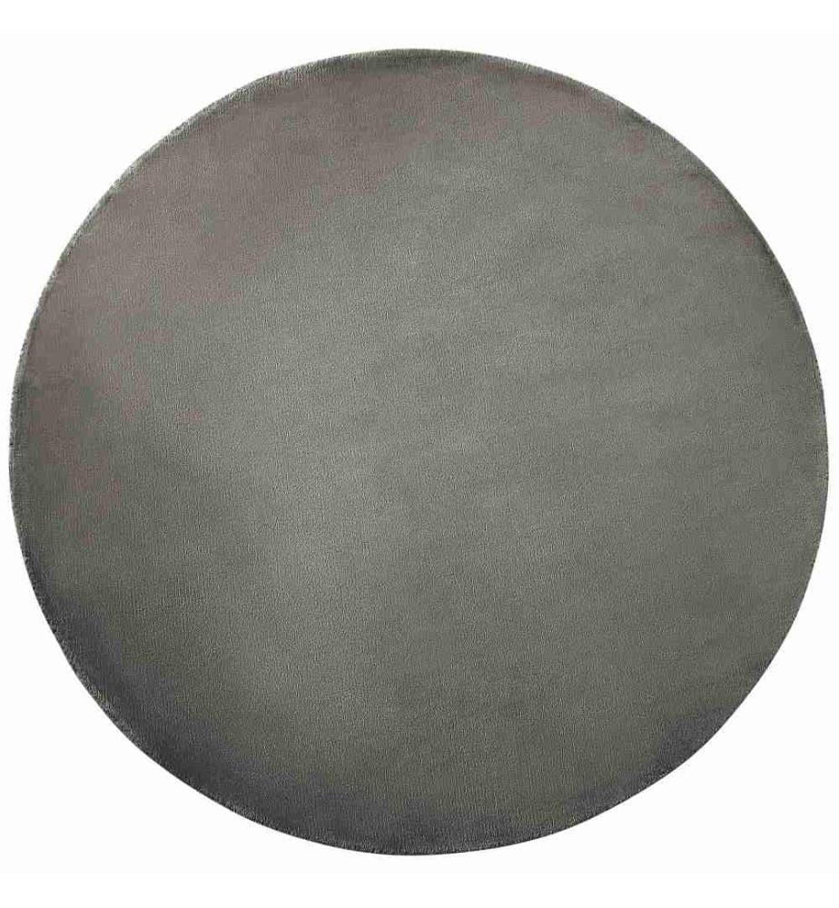 Tapis GESI II Gris foncé ø 140 cm Soie artificielle