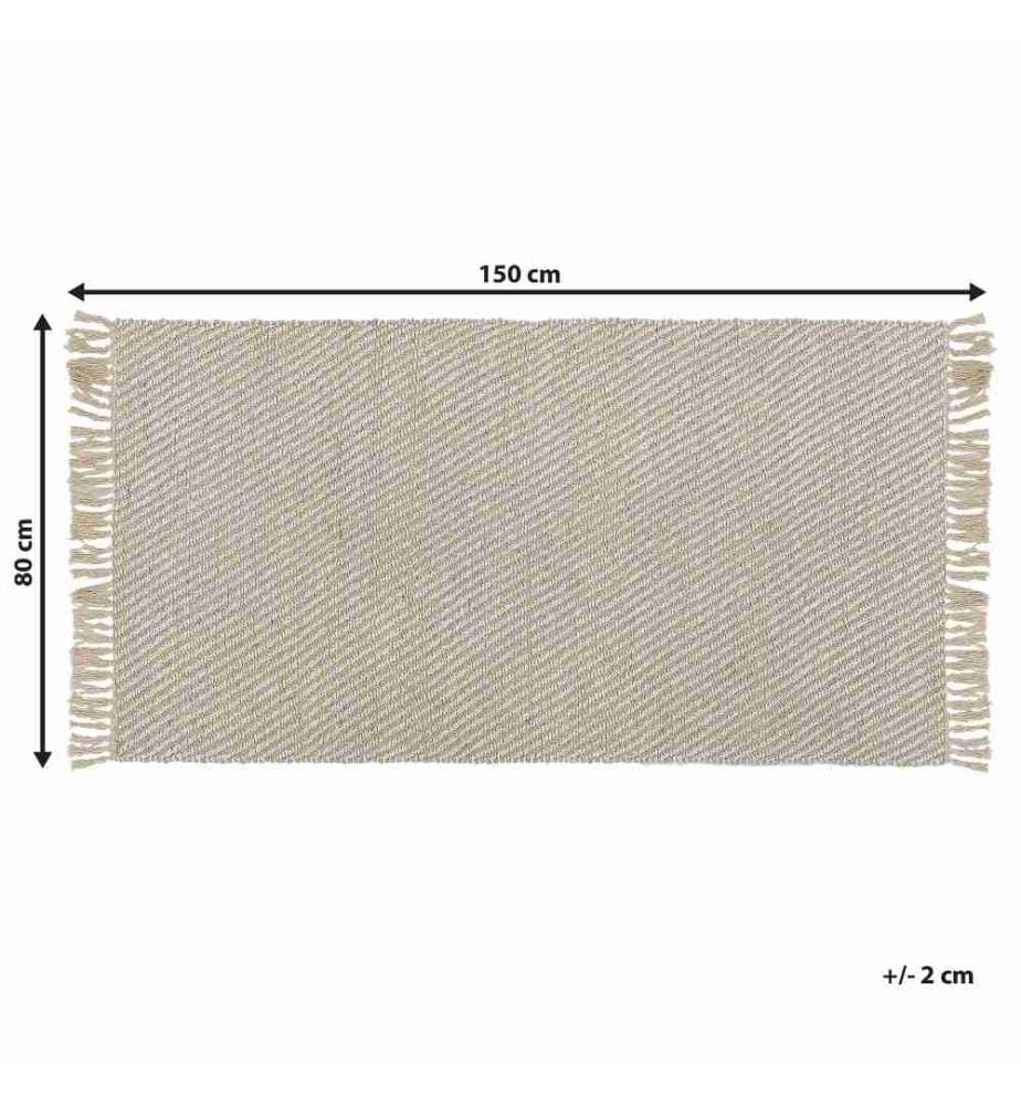 Tapis ALADAG Beige 80 x 150 cm Jute
