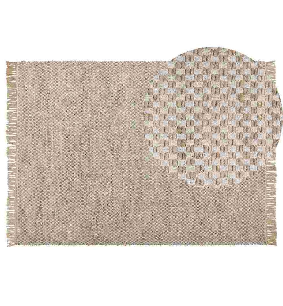 Tapis ZERDALI Beige 140 x 200 cm Jute