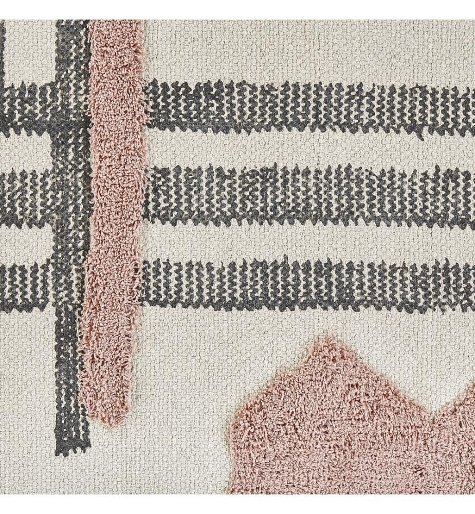 Teppich MURADIYE Beige 140 x 200 cm Baumwolle