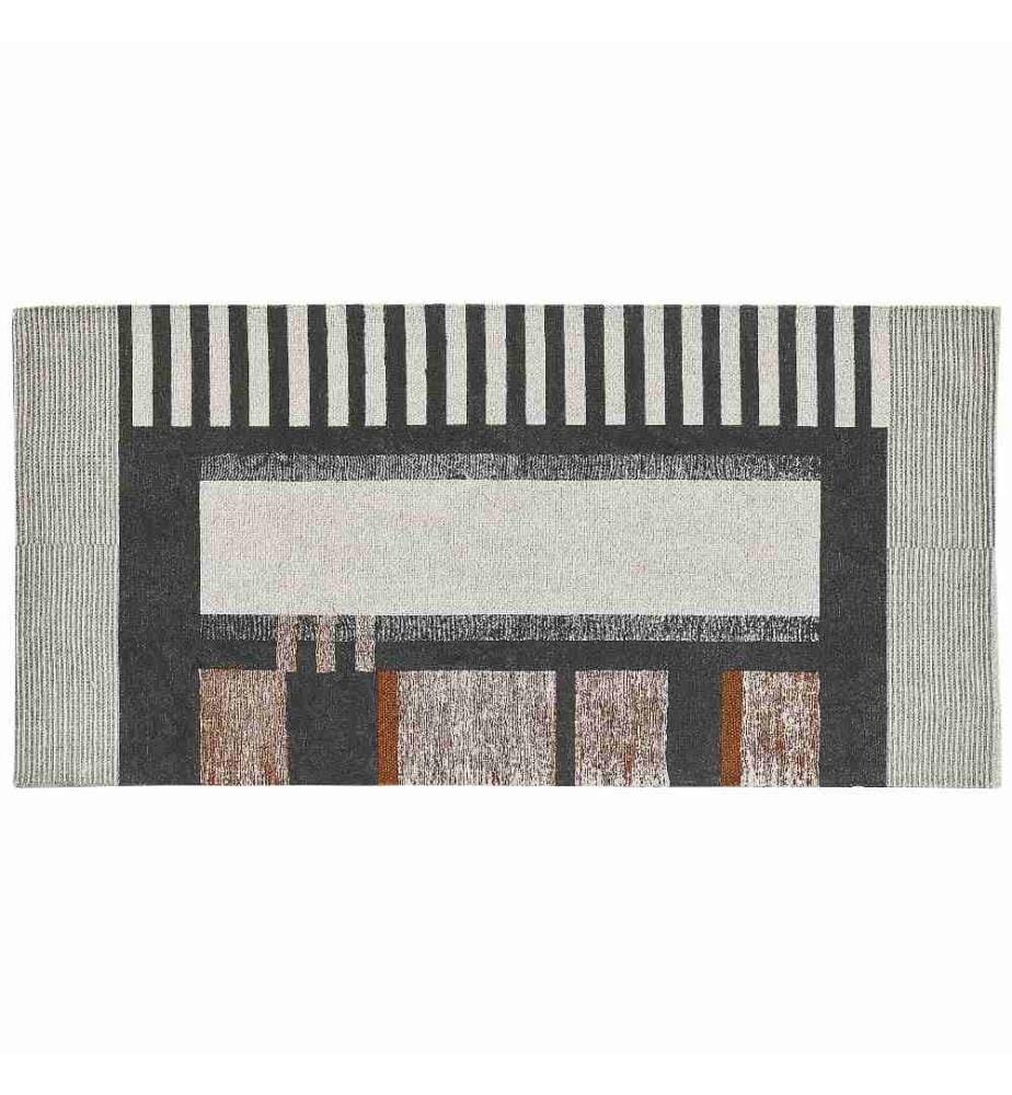 Teppich KAKINADA Bunt 80 x 150 cm Baumwolle