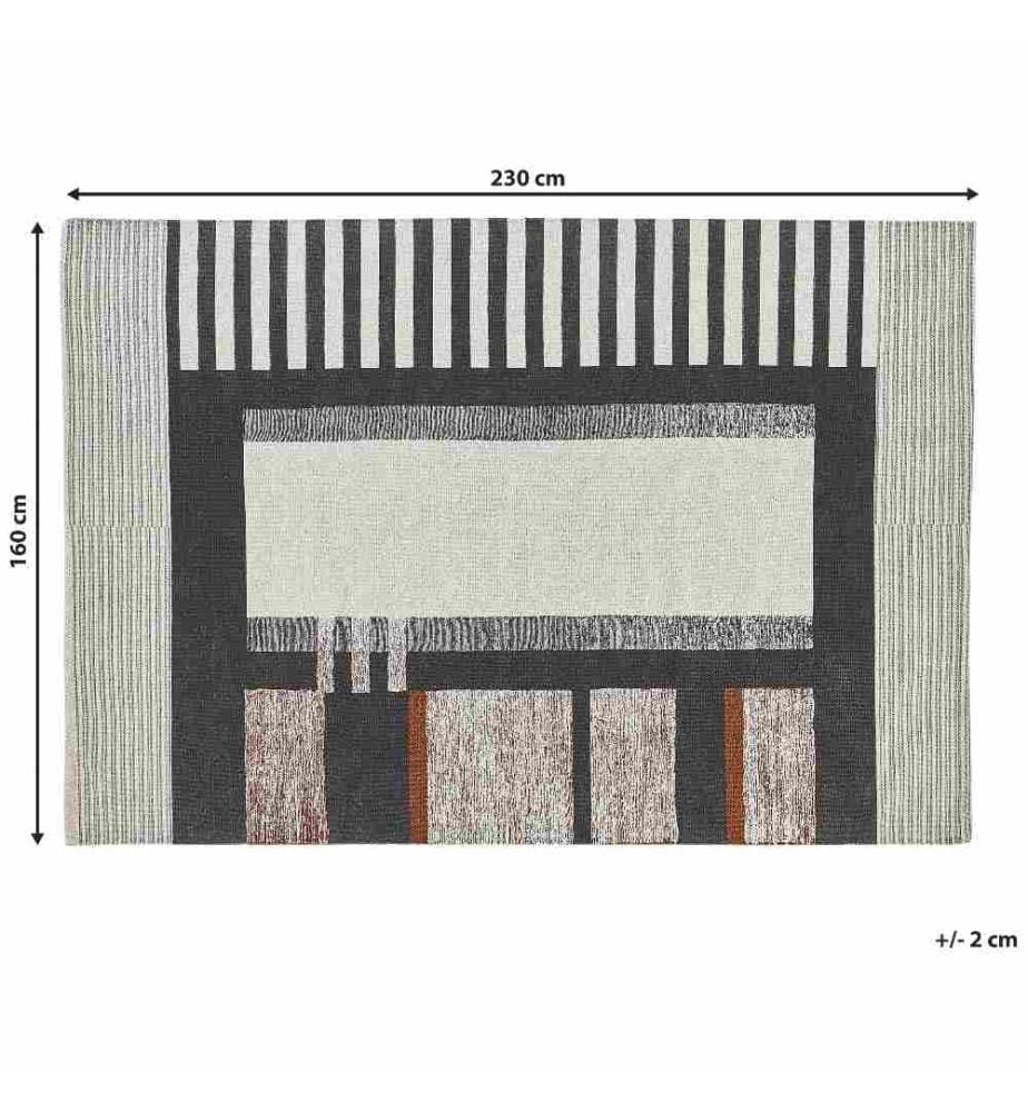 Teppich KAKINADA Bunt 160 x 230 cm Baumwolle