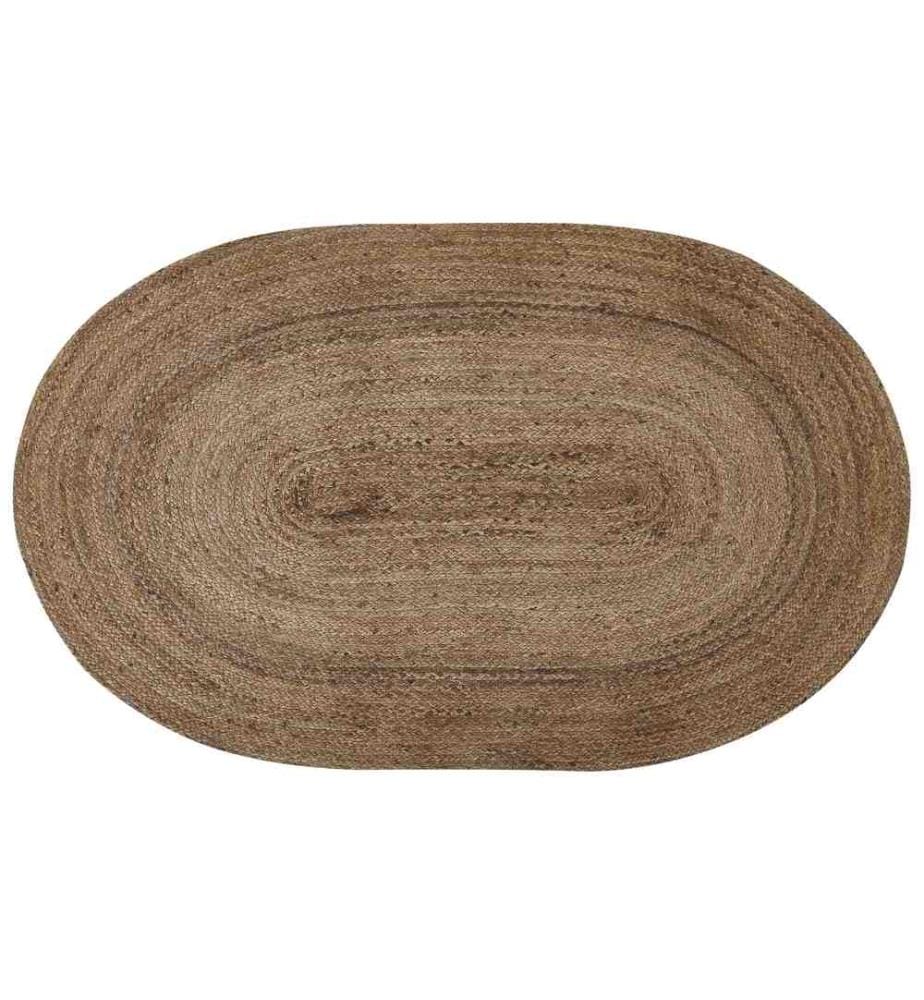 Teppich DEMIRCI Beige 100 x 150 cm Jute