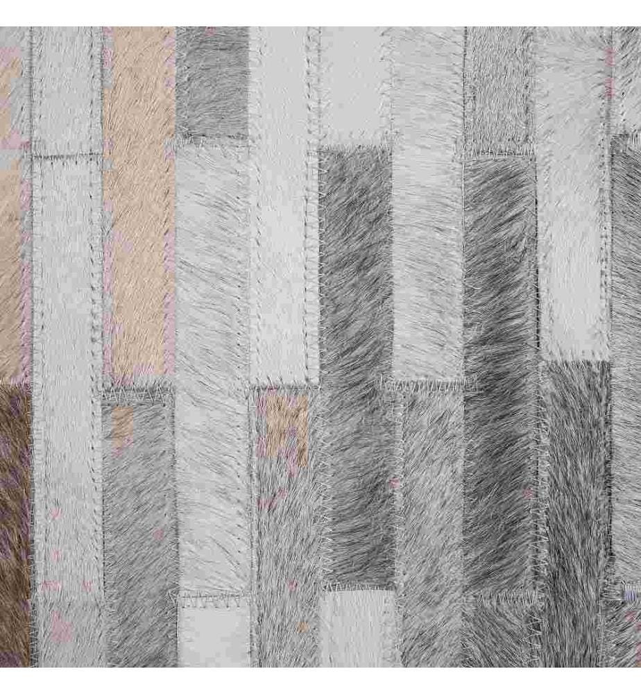 Tapis AHILLI Gris 160 x 230 cm Cuir