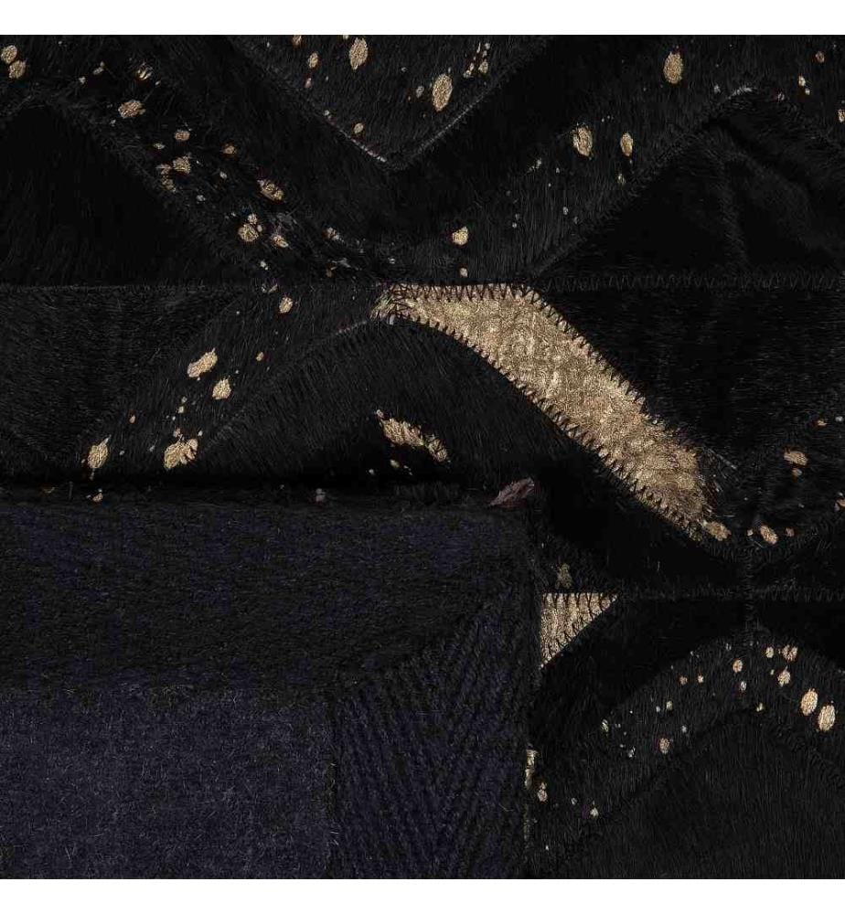 Tapis DEVELI Noir 140 x 200 cm Cuir