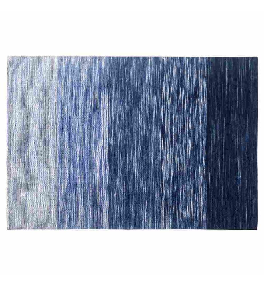 Tapis KAPAKLI Bleu 140 x 200 cm Laine