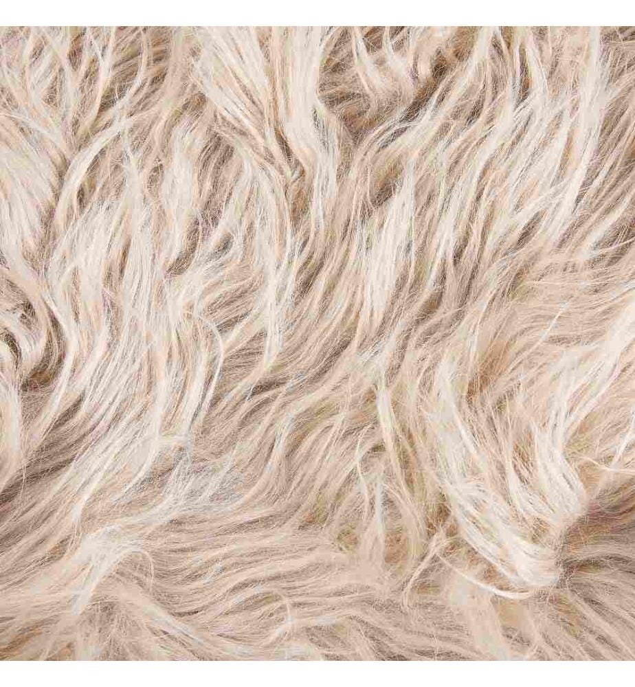 Tapis en fausse fourrure MUNGO Beige 63 x 95 cm