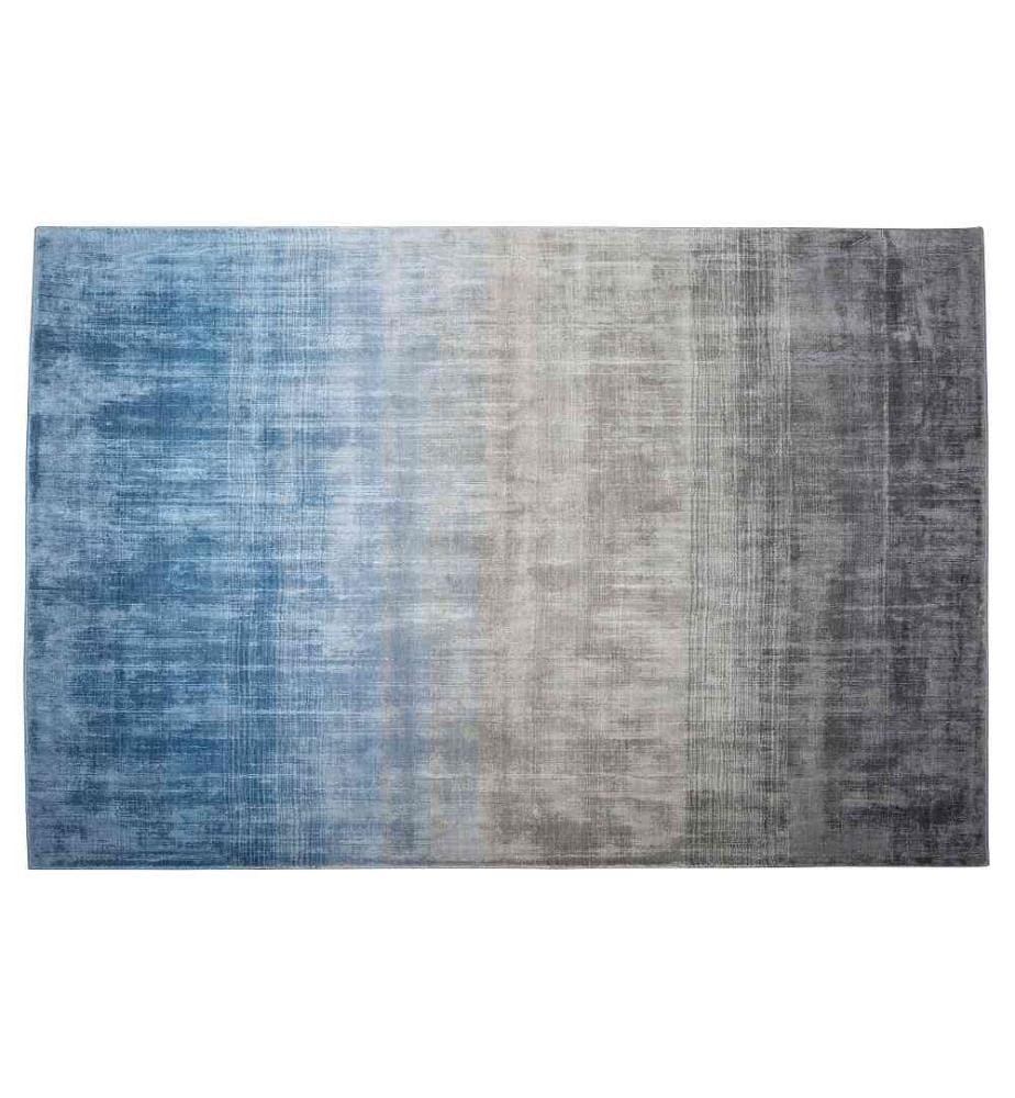 Tapis ERCIS Bleu 140 x 200 cm Soie artificielle