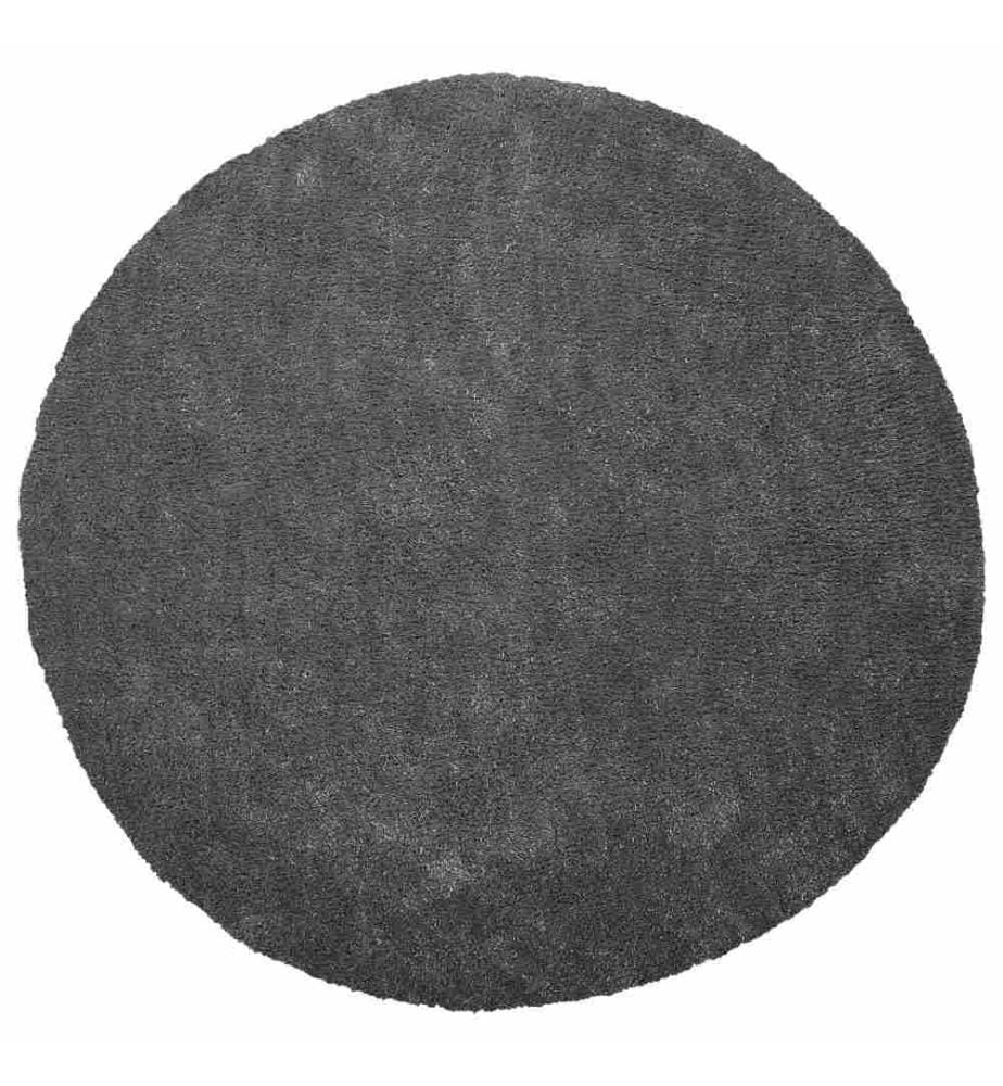 Tapis à poils longs DEMRE Gris foncé ø 140 cm