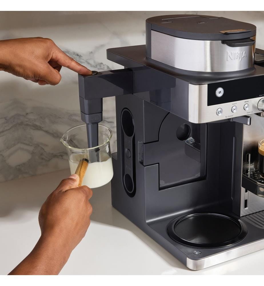 Macchina da caffè con filtro DualBrew - Argento, Nero