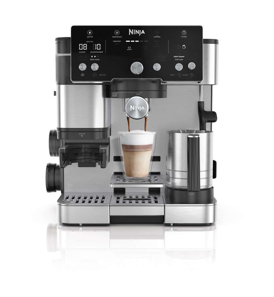 Luxe Café Essential Kaffeemaschine - Silber, Schwarz