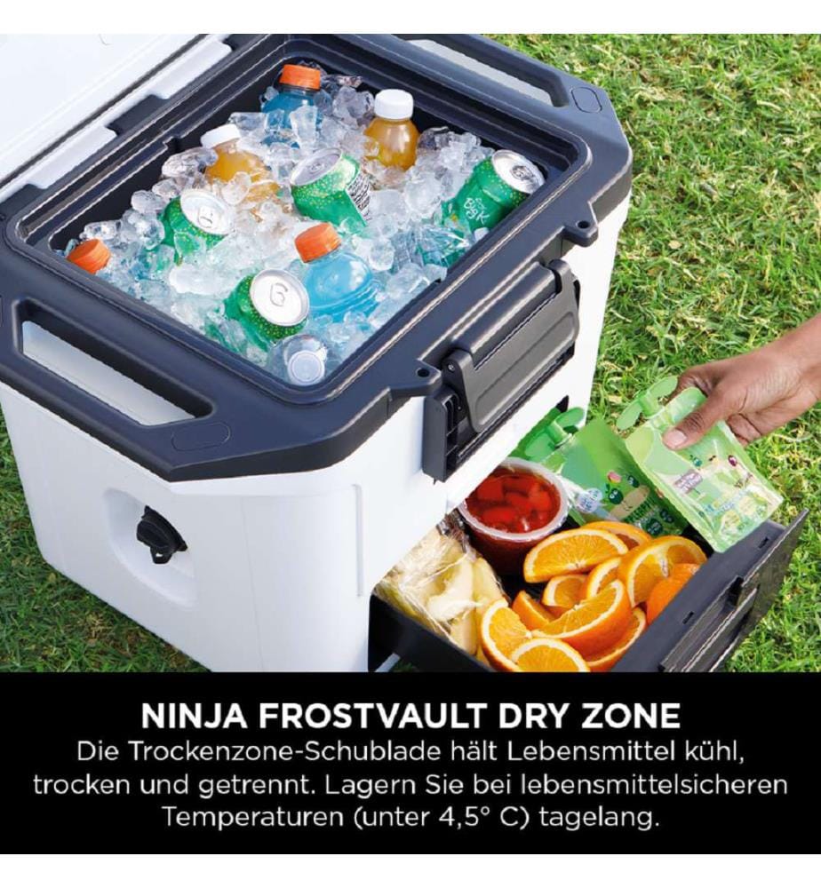FrostVault 28 L Kühlbox mit Trockenzone - Weiss