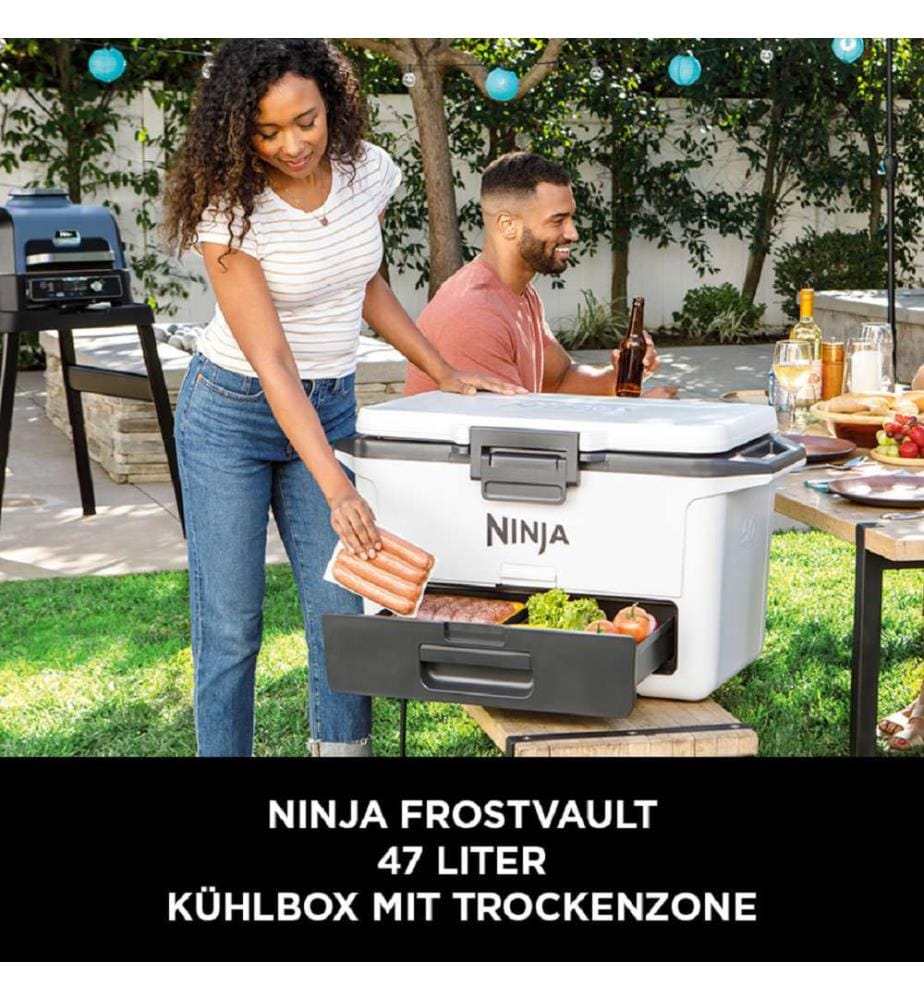 FrostVault 47 L Kühlbox mit Trockenzone - Weiss