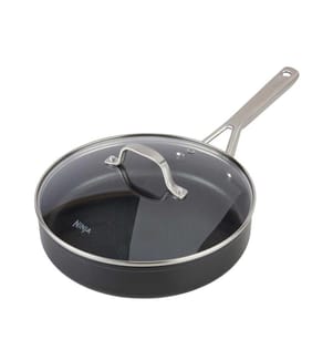 Pfanne mit Deckel Foodi ZEROSTICK Essentials - Schwarz und Silber