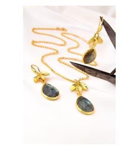 Labradorit-Set - Grau