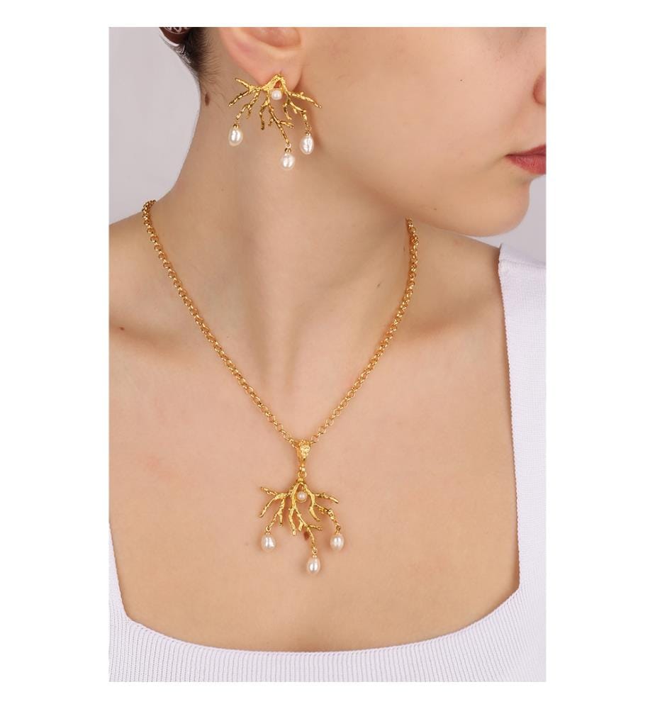 Perlenschmuckset – Weiss