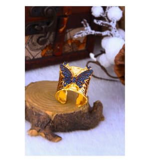 Zirkonia Ring - Dunkelblau