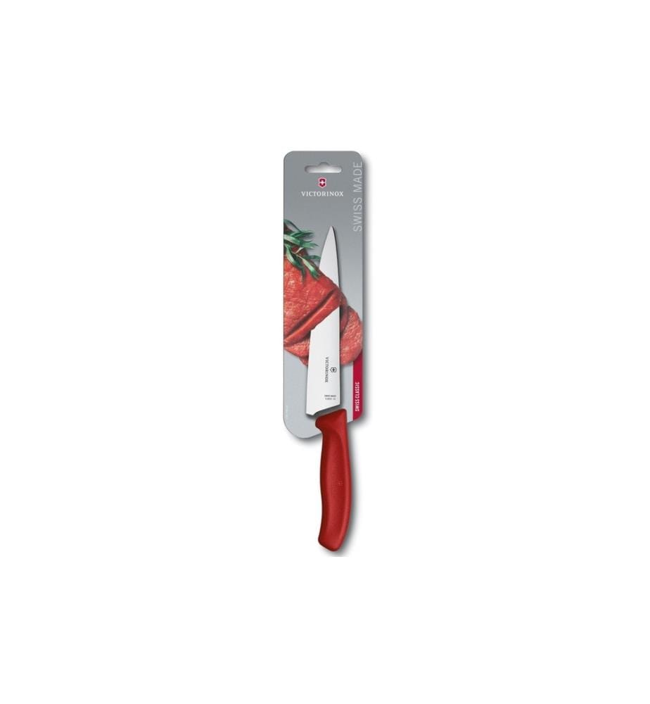 VICTORINOX - Couteau trancheur Swiss Classic Rouge/Argenté