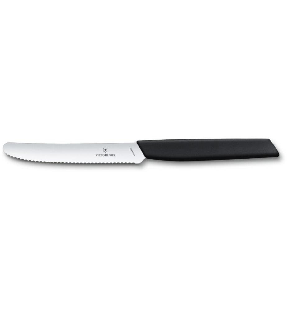 VICTORINOX - Couteau de table Swiss Modern 1 Pièce/s, Noir