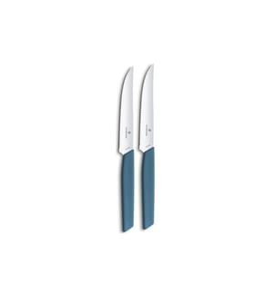 VICTORINOX - Steakmesser-Set Swiss Modern 2 Stück, Blau