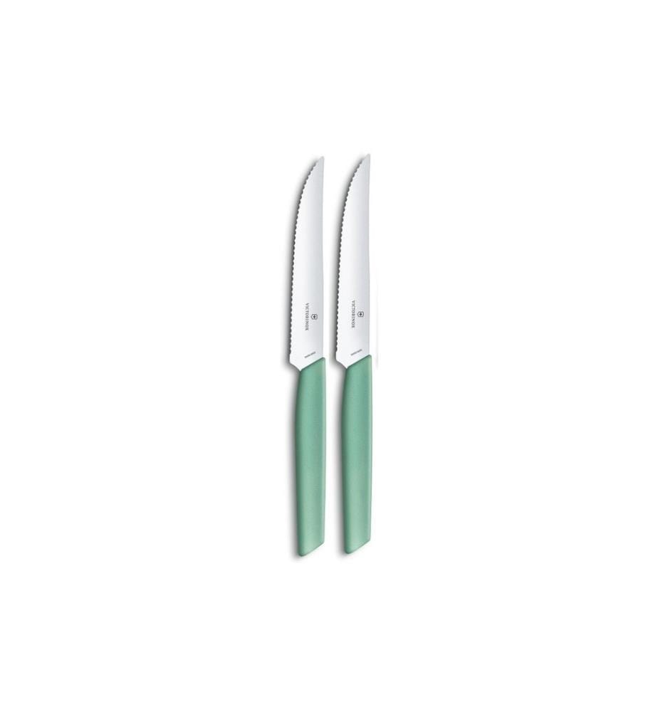 VICTORINOX - Steakmesser-Set Swiss Modern 2 Stück, Mint