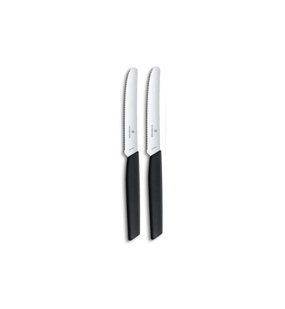 VICTORINOX - Couteau de table Swiss Modern 2 Pièce/s, Noir