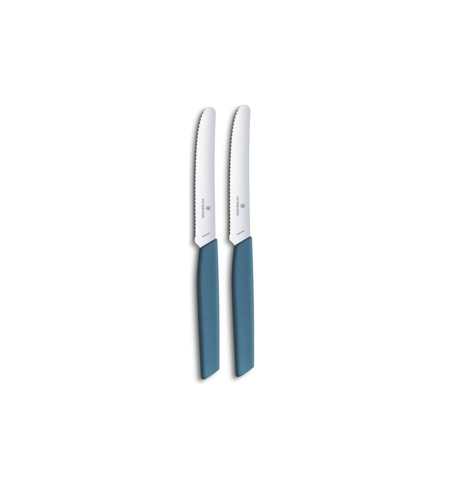 VICTORINOX - Couteau de table Swiss Modern 2 Pièce/s, Bleu