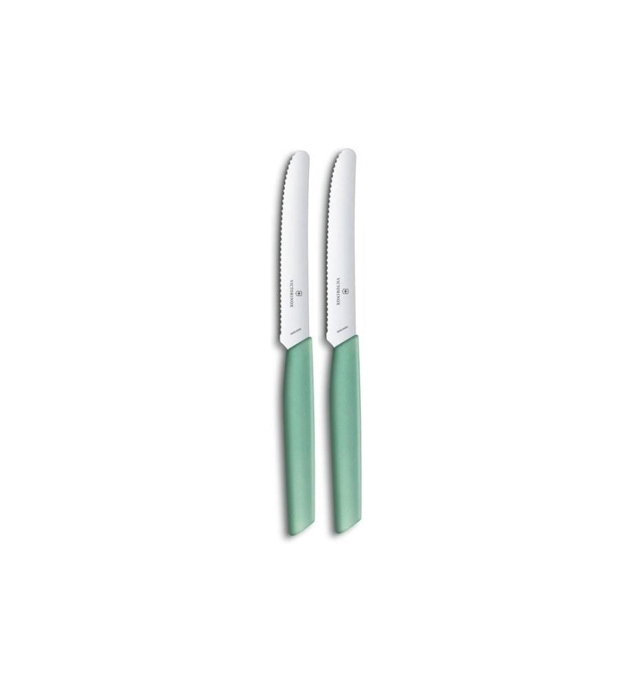 VICTORINOX - Couteau de table Swiss Modern 2 Pièce/s, Menthe