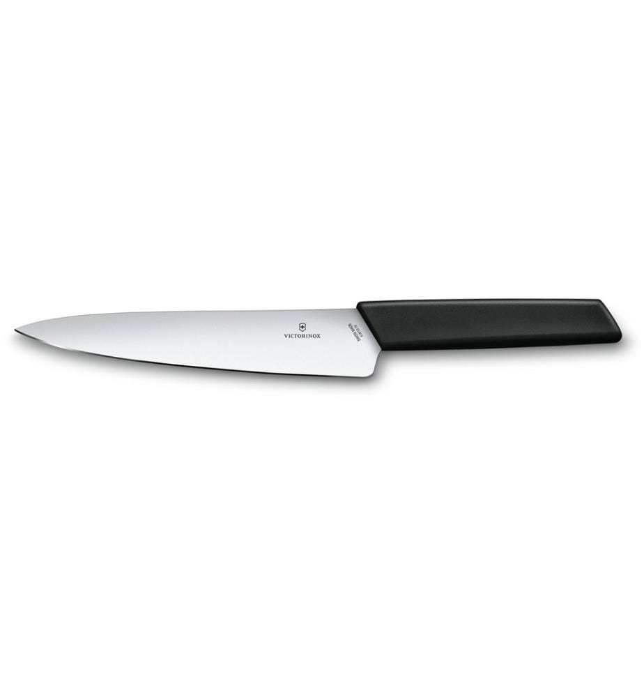 VICTORINOX - Tranchiermesser Swiss Modern 19 cm, Schwarz